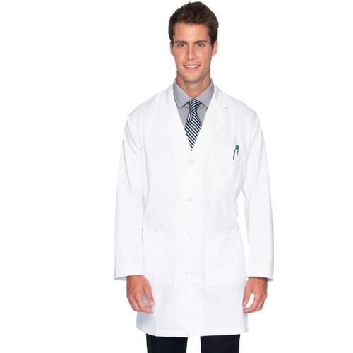 Casaca sanitaria para hombre - 3124 - Landau Uniforms - de poliéster / de algodón / blanca