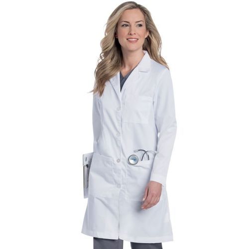 Casaca sanitaria para mujer - 3153 - Landau Uniforms - de poliéster / de algodón / blanca