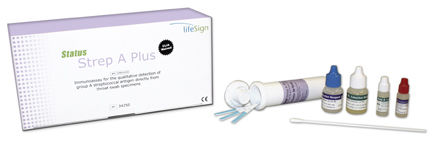 Prueba rápida para enfermermedades infecciosas - Status Strep A Plus - LifeSign PBM - para antígenos / de estreptococo A / de garganta
