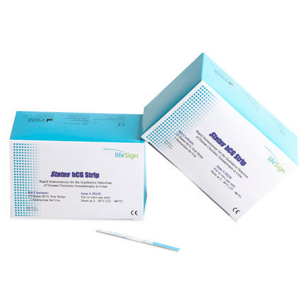 Tira de prueba de embarazo - Status  - LifeSign PBM - de hCG / urinaria / CLIA