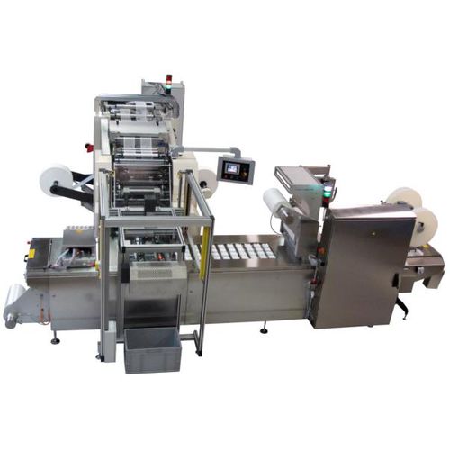 Línea de producción automática - MCA 4 BR450 PACK - Mabotex Engineering - para productos farmacéuticos