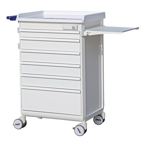 Carro para cuidados - MODU-FLEX - MATTTEO - de acero inoxidable / de plástico / con cajón