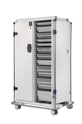 Carro de uso general - Transport trolley/ 2 door / modular - MATTTEO - para transporte / con estante / con 2 puertas