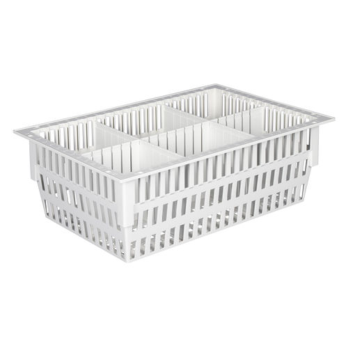 Canasta de ABS - 116420-10100 - MATTTEO - apilable / modulable / perforado