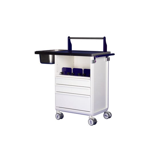 Carro para escayola - S452273 - MATTTEO - de acero inoxidable / de aluminio / con cajón
