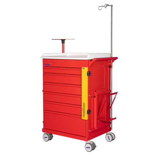 Carro de emergencia - 128600C01051 - MATTTEO - médico / de hospital / de uso general