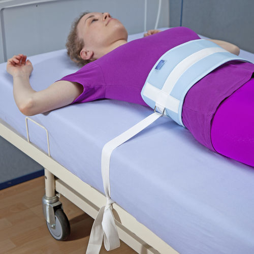 Correa de sujeción para cama de hospital - SALVACEL® - Medicare System - abdominal / acolchada