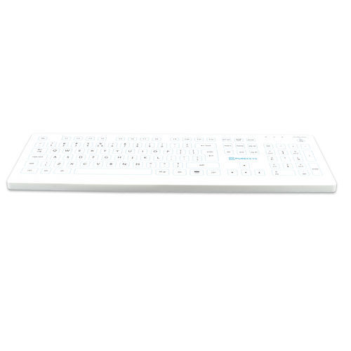 Teclado médico con teclas digitales - 50500100 - Purekeys - de silicona / inalámbrico / USB