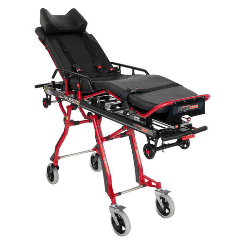 Carro camilla de transporte - VALENS RX6 - ROYAX - para ambulancias / neumático / de altura variable