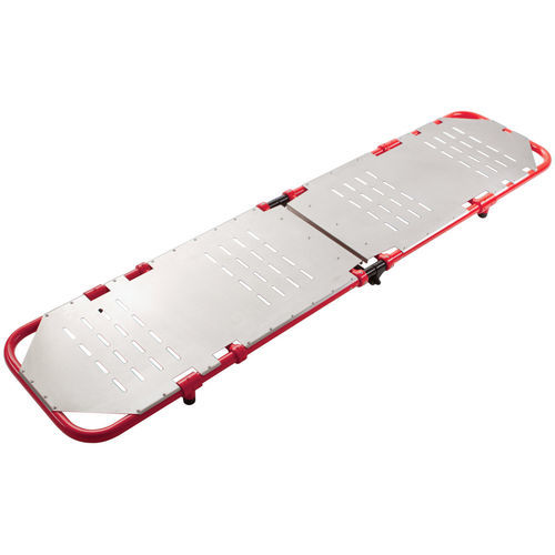 Camilla espinal de aluminio - R-S-SB-F-01 - ROYAX - plegable / con inmovilizador de cabeza