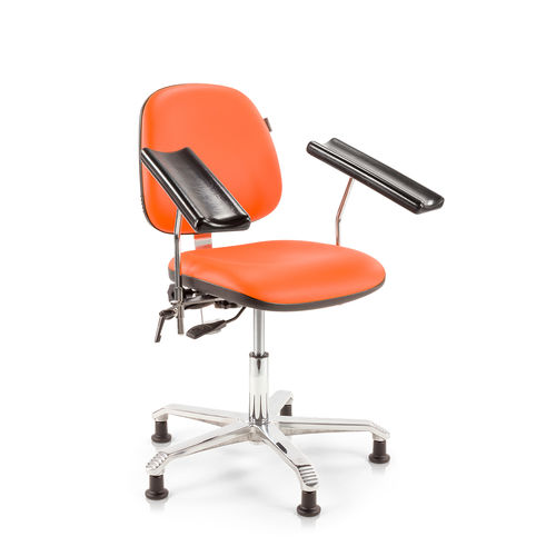 Sillón de reconocimiento de flebotomía - Vena®  - Score BV - hidráulico / de altura variable / con respaldo regulable
