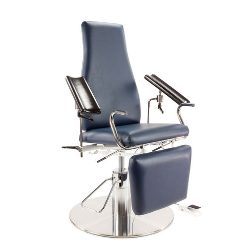 Sillón de reconocimiento de flebotomía - Vena® Vario Levant Trompetzuil - Score BV - hidráulico / de altura variable / con reposapiernas