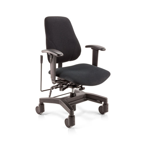 Silla de oficina con reposabrazos - Mobility 5000  - Score BV - con ruedas / con reposapiés / de altura variable