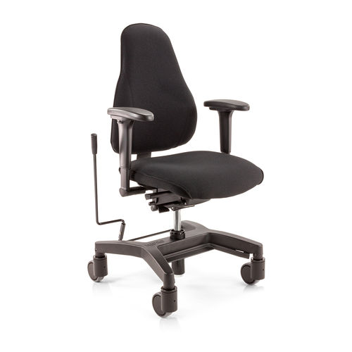 Silla de oficina con reposabrazos - Mobility 5100 Medium - Score BV - con ruedas / con reposapiés / de altura variable