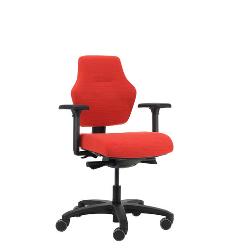 Silla de oficina con reposabrazos - Score BV - con ruedas / de altura variable / ergonómica