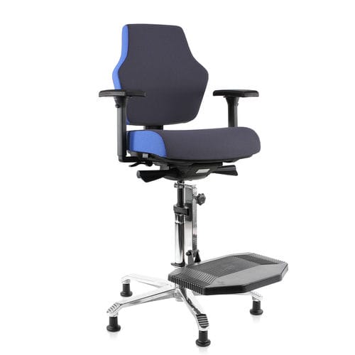 Silla de oficina con reposabrazos - 08 - Score BV - con reposapiés / de altura variable