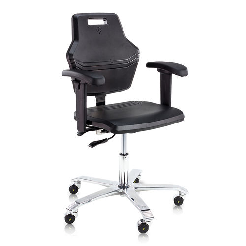 Silla de laboratorio - Pro 4400 ESD - Score BV - para sala blanca / con reposabrazos / con ruedas