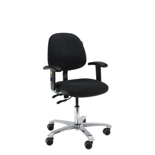 Silla de laboratorio - Ergo 2300 ESD - Score BV - para sala blanca / con reposabrazos / con ruedas
