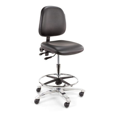 Silla de laboratorio - Ergo 2302  - Score BV - con ruedas / de altura variable / ergonómica
