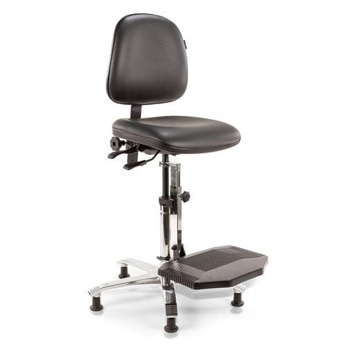 Silla de laboratorio - Ergo 2308 - Score BV - con reposapiés / de altura variable / ergonómica