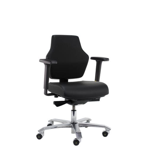 Silla de laboratorio - ESD - Score BV - con reposabrazos / con ruedas / de altura variable