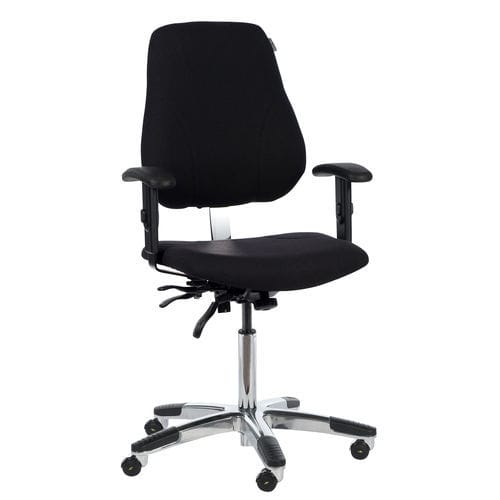 Silla de laboratorio - 5000 ESD - Score BV - para personas con movilidad reducida / con reposabrazos / de altura variable