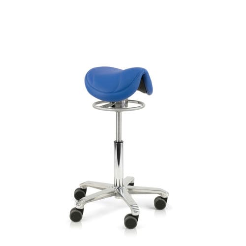 Taburete para centro sanitario - Amazone Balance - Score BV - de altura variable / con ruedas / con forma de silla de montar