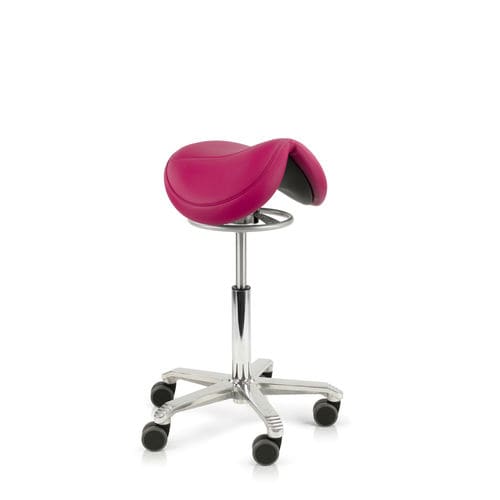 Taburete para centro sanitario - Jumper Balance - Score BV - de altura variable / con ruedas / con forma de silla de montar