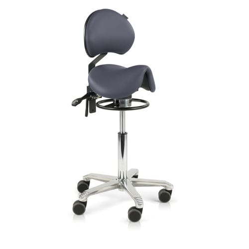 Taburete para centro sanitario - Seamless upholstered Amazone Balance - Score BV - para odontología / de altura variable / con ruedas