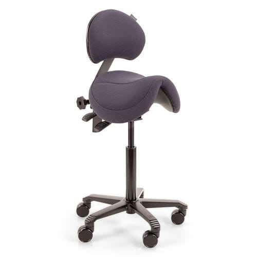 Taburete para centro sanitario - Office Jumper  - Score BV - de altura variable / con ruedas / con respaldo regulable