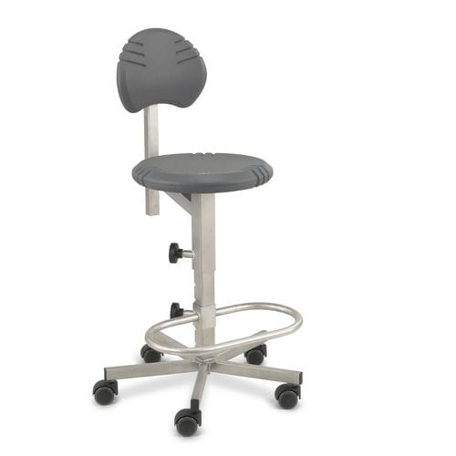 Silla con ruedas - Pico Stainless Steel - Score BV - con reposapiés / de altura variable
