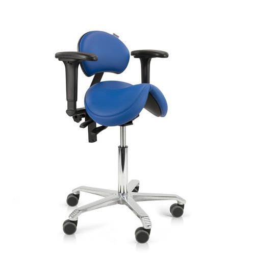 Silla con reposabrazos - Barrage Jumper - Score BV - con ruedas / con respaldo alto / con forma de silla de montar