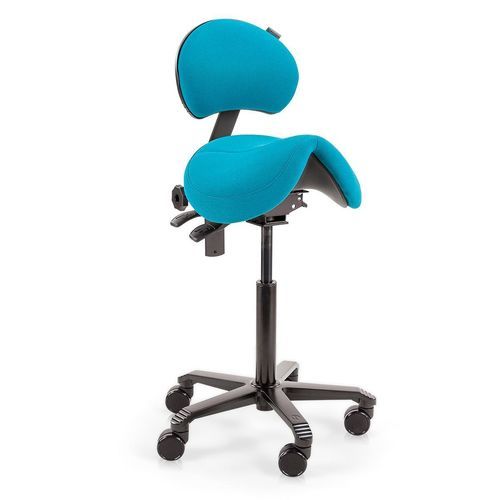 Taburete para centro sanitario - Office Jumper - Score BV - de altura variable / giratorio / con ruedas