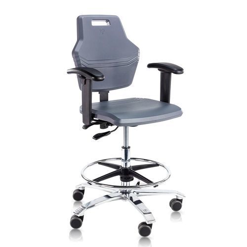 Silla de oficina de laboratorio - Pro 4401 - Score BV - para adulto / con reposabrazos / con ruedas