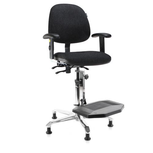 Silla de oficina para adulto - Ergo 2308 ESD - Score BV - con reposabrazos / con respaldo alto / con reposapiés