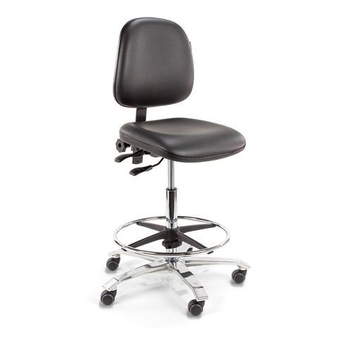 Silla de oficina de laboratorio - Ergo 2302 - Score BV - para adulto / con ruedas / con reposabrazos