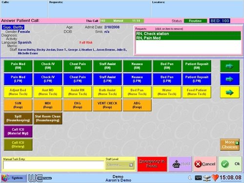 Software de gestión de alarmas - FocusCare® - WestCall - de gestión de datos de pacientes / médico / de hospital