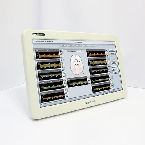 Doppler transcraneal - DOLPHIN/4D - Viasonix - de mesa / con pantalla táctil / con detección de embolia