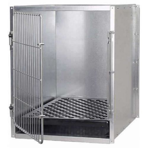 Jaula veterinaria modular - F630GF  - Edemco Dryers - de acero inoxidable