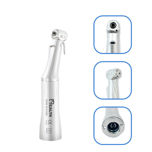 Contraángulo para odontología - R20F-01C - Tealth Foshan Medical Equipment Co.,Ltd - de aire / reductor / de fibra óptica