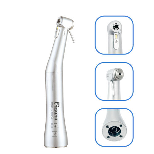 Contraángulo de implantología dental - R20L-01C - Tealth Foshan Medical Equipment Co.,Ltd - reductor / con luz LED