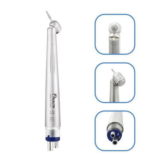 Turbina para odontología - CK45L - Tealth Foshan Medical Equipment Co.,Ltd - de aire / 45° / con pulsador
