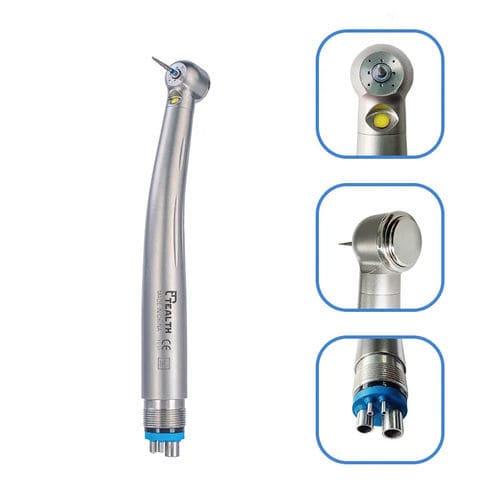 Turbina para odontología - CK-18 Pro - Tealth Foshan Medical Equipment Co.,Ltd - de aire / con luz LED / con caño cuádruple externo