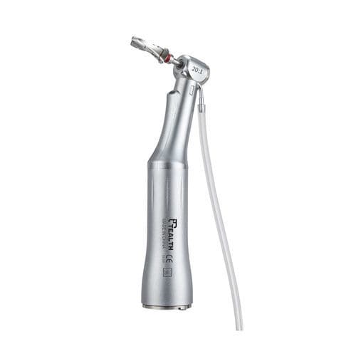 Contraángulo para odontología - R201F - Tealth Foshan Medical Equipment Co.,Ltd - de aire / reductor / con pulsador