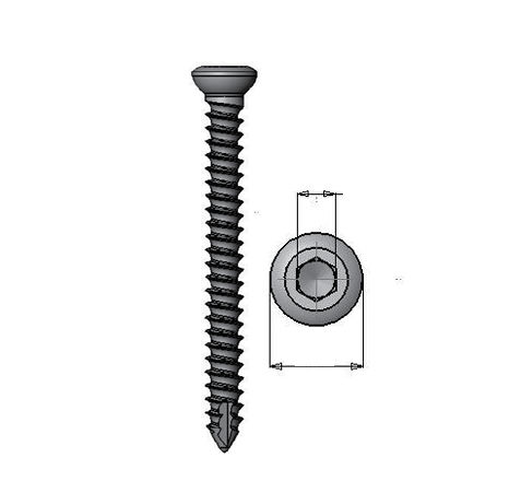 Tornillo de compresión ósea genérico - 36 series - Medicalex - de titanio / de acero inoxidable / no bloqueado