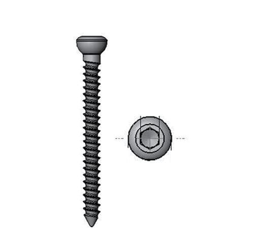 Tornillo de compresión ósea genérico - 36.214 series - Medicalex - de acero inoxidable / no bloqueado / cortical