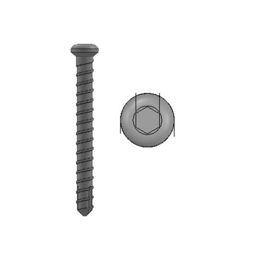 Tornillo de compresión ósea genérico - 36.047 series - Medicalex - de acero inoxidable / bloqueado