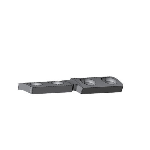 Placa de compresión para tibia - 36.25 series - Medicalex - porción medial / metálica / pediátrica