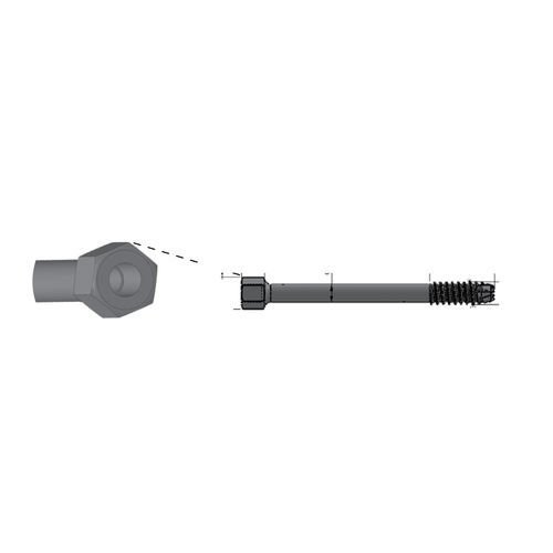 Tornillo de compresión ósea para epífisis femoral - 36.150 series - Medicalex - pediátrico / de titanio