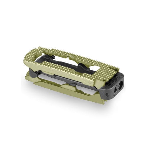 Caja intersomática lumbar - RISE®-L - Globus Medical - vía lateral / extensible